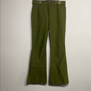 Derek Lam 10 Crosby sailor green bell bottom pants